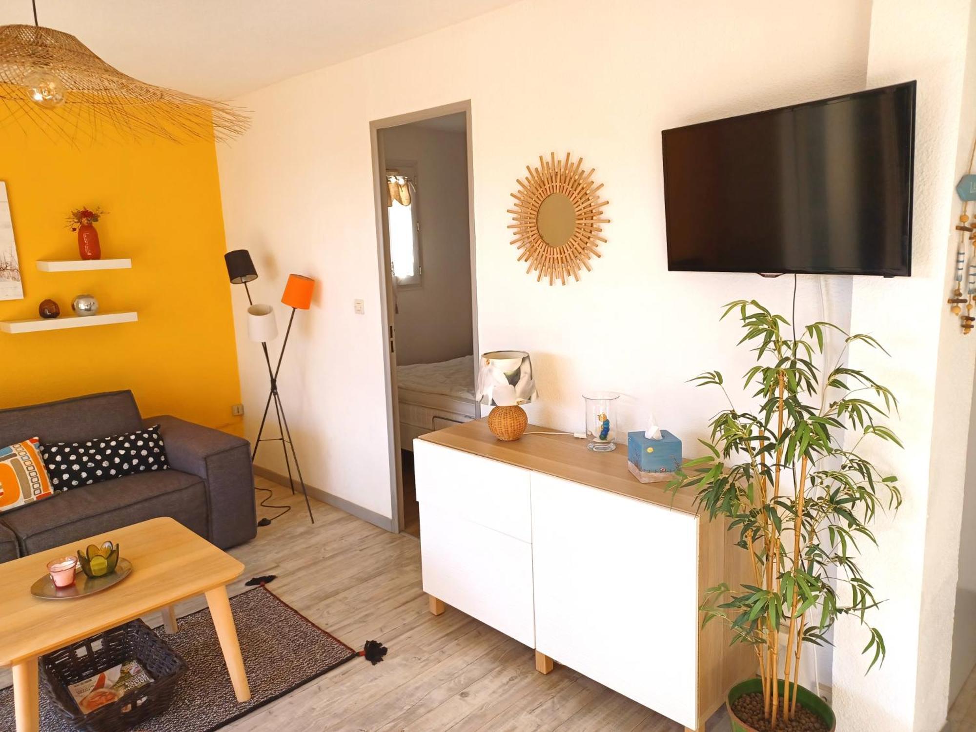 Plain-Pied Jardin 6 Personnes Clim Vue Mer Parking Wifi Terrasse Piscine Dans La Residence Saint-Pierre-la-Mer  المظهر الخارجي الصورة