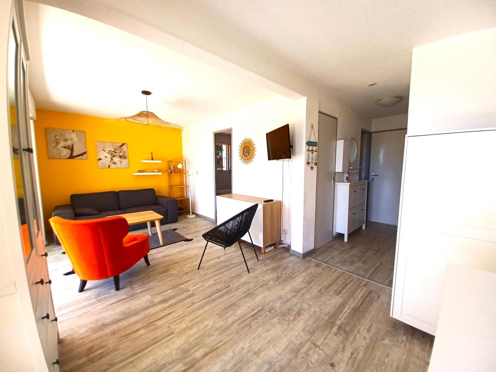 Plain-Pied Jardin 6 Personnes Clim Vue Mer Parking Wifi Terrasse Piscine Dans La Residence Saint-Pierre-la-Mer  المظهر الخارجي الصورة